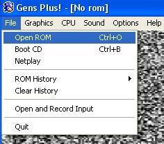  'Open ROM'