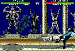 Mortal Kombat для Sega Genesis