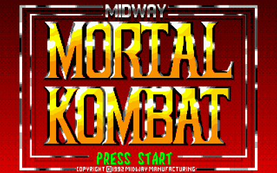 Mortal Kombat - титульный экран